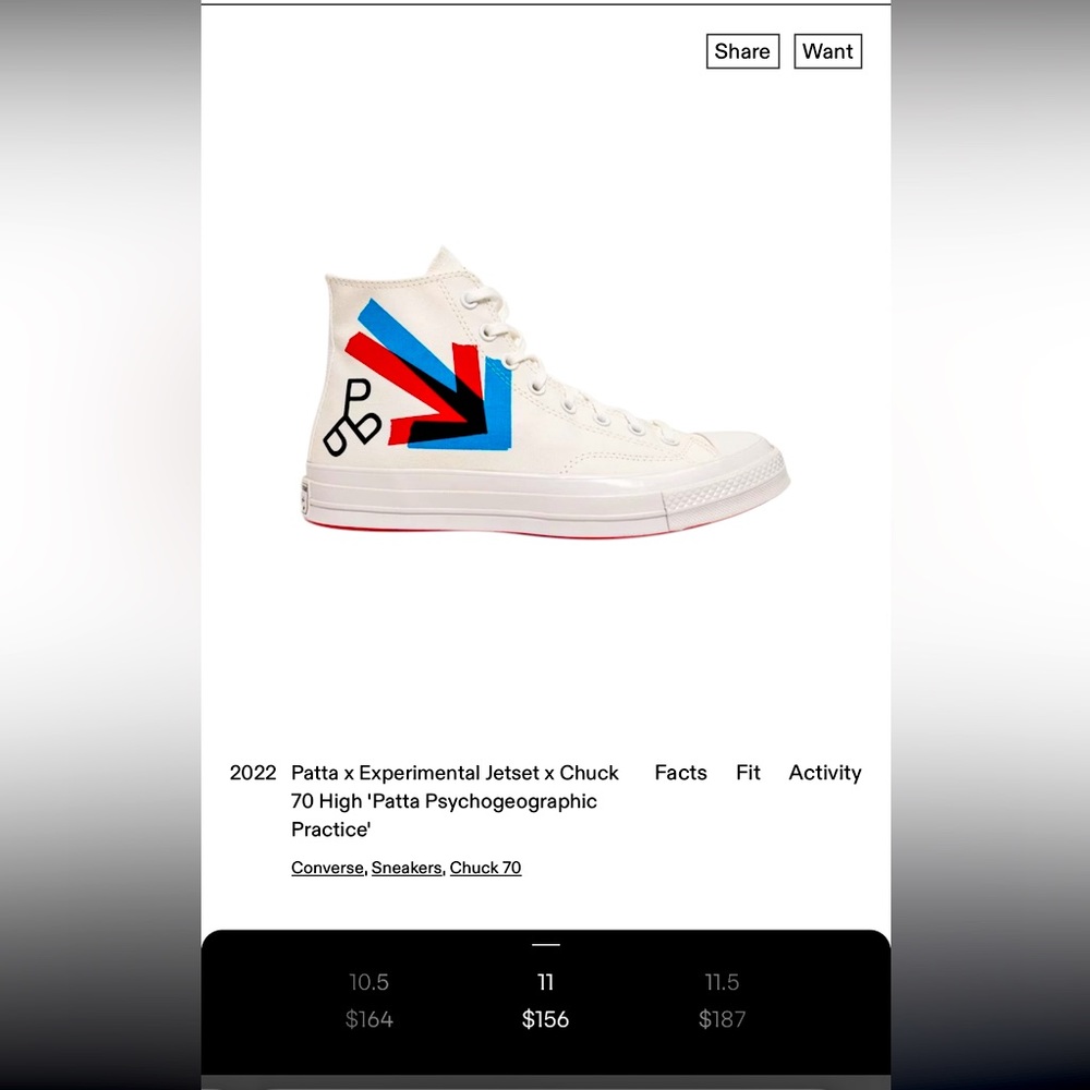 Patta x Experimental Jetset x Chuck 70 High 'Patta Psychogeographic Practice'